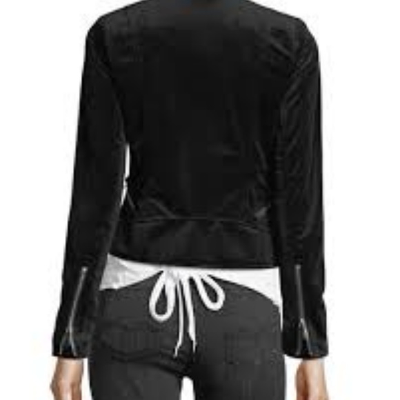 Free Generation Moto-Style Velvet Jacket - Picture 2 of 8